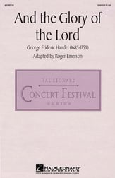 And the Glory of the Lord SAB choral sheet music cover